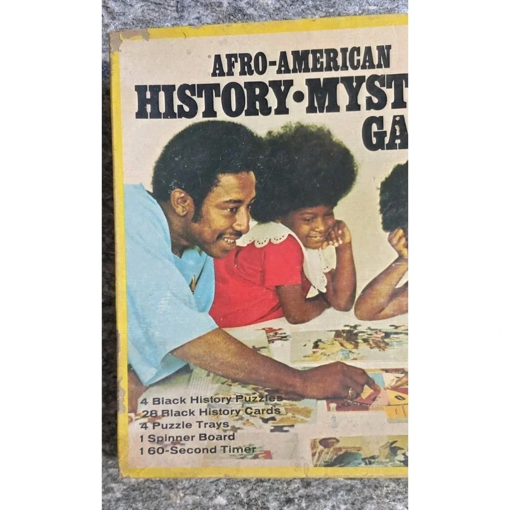 Vintage Afro American‎ History Mystery Game 1969 African American RARE Complete